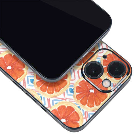 Bouffants and Broken Hearts Citrus Geo iPhone 13 Skin